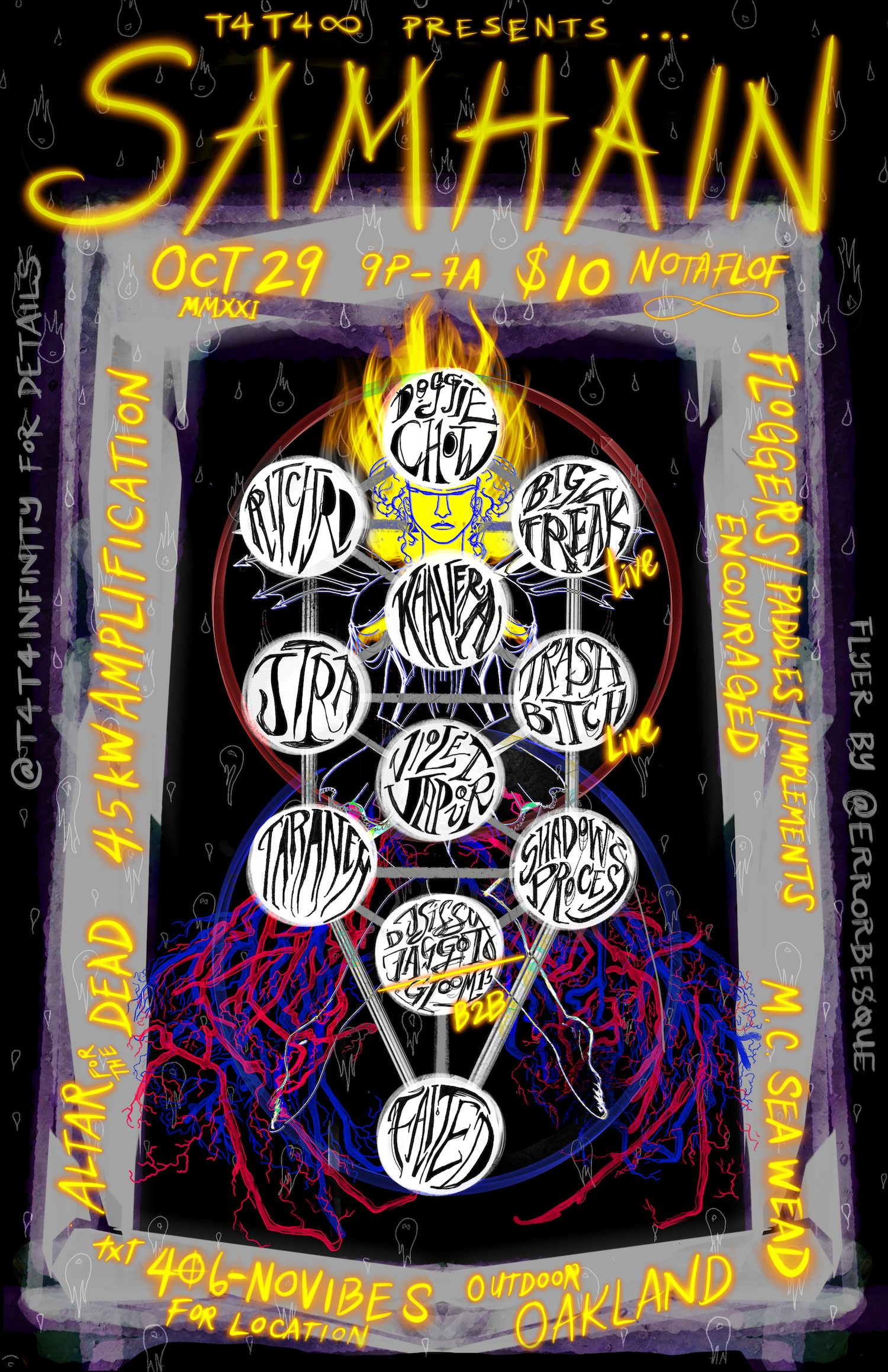 Samhain Flyer for t4t4infinity