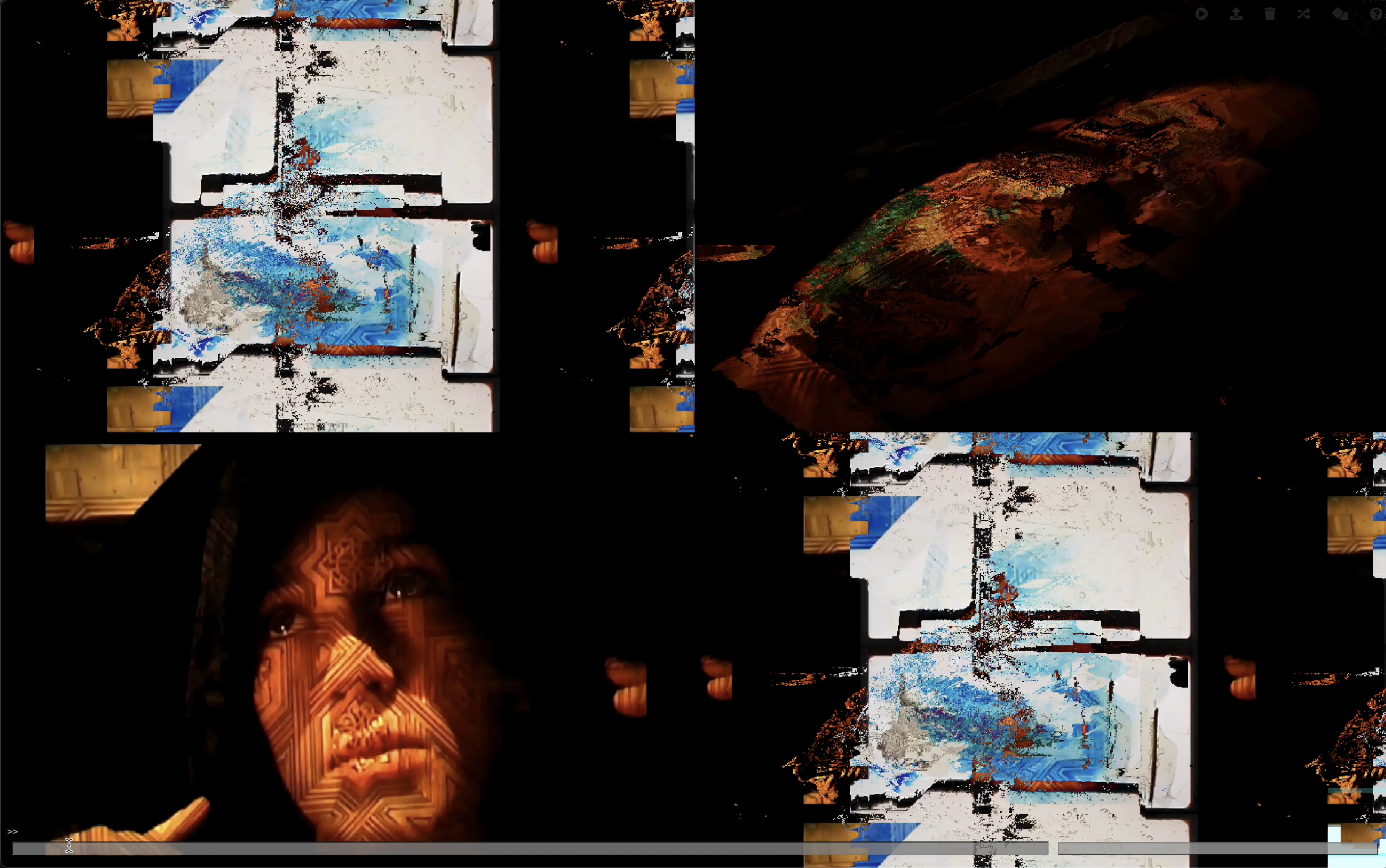 visuals for criprave at gray area festival