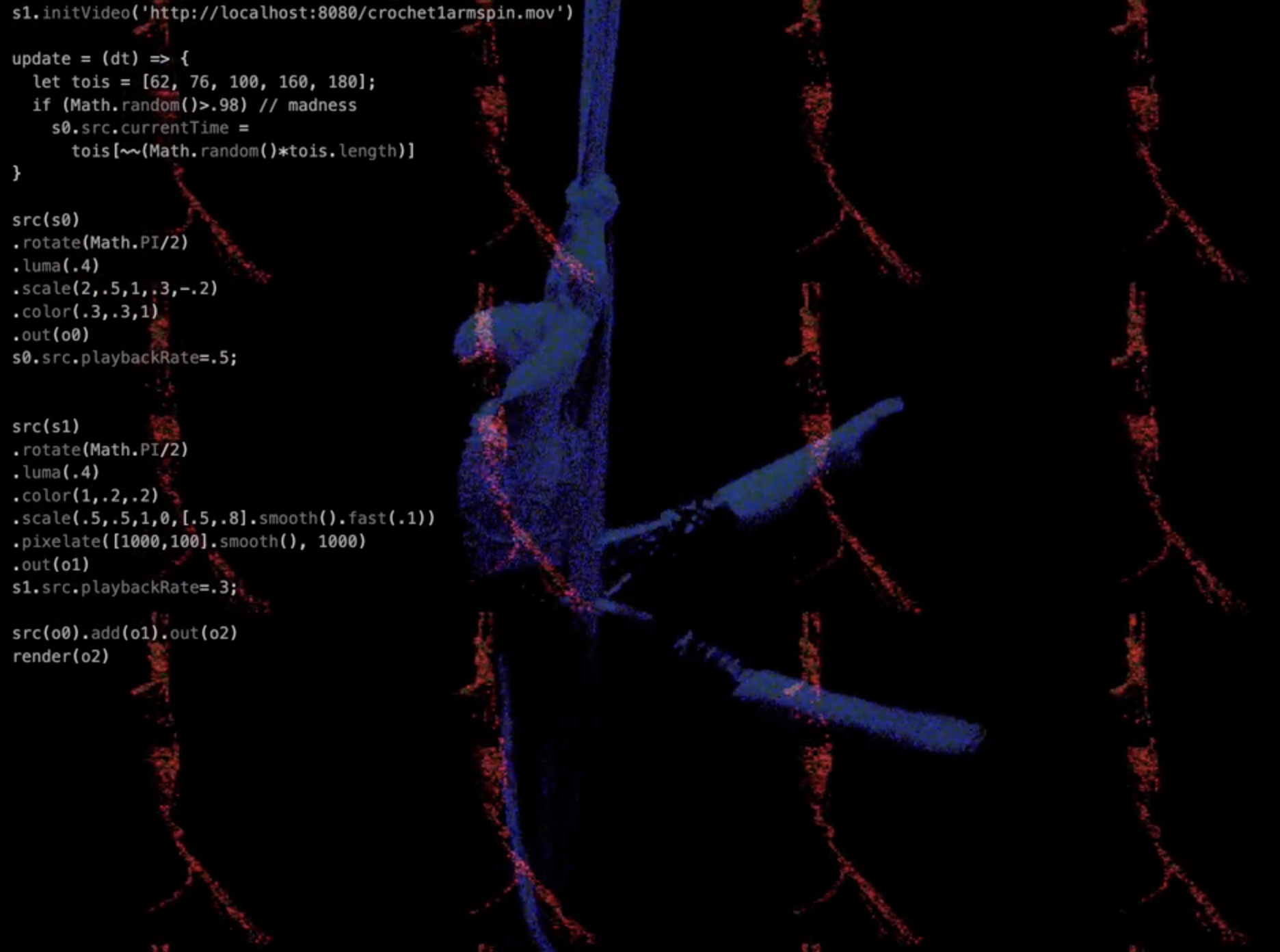 Hydra Livecoding Session With Video